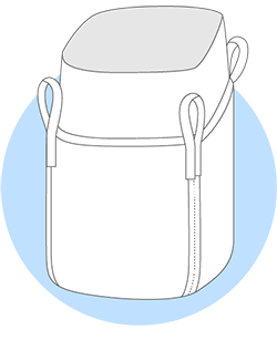 Pollera de Carga Fondo Ciego